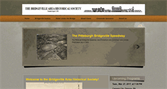 Desktop Screenshot of bridgevillehistory.org